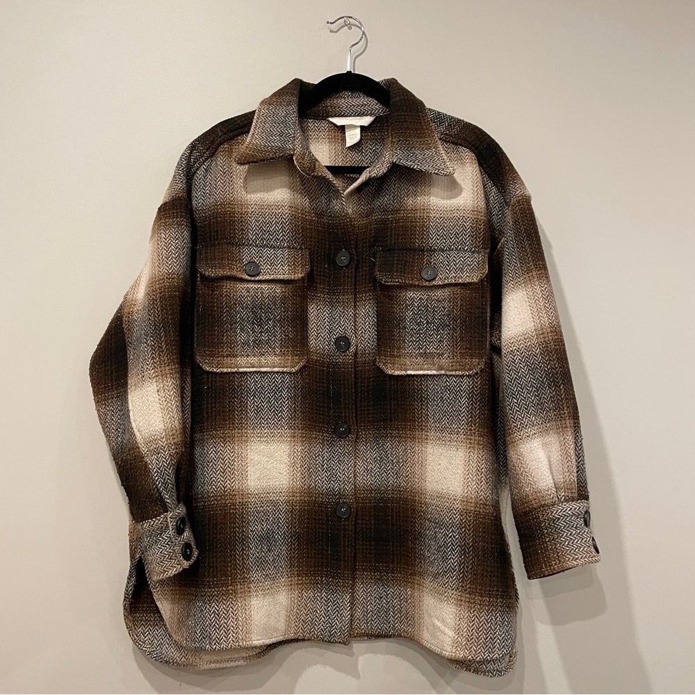 H&M Plaid Shacket